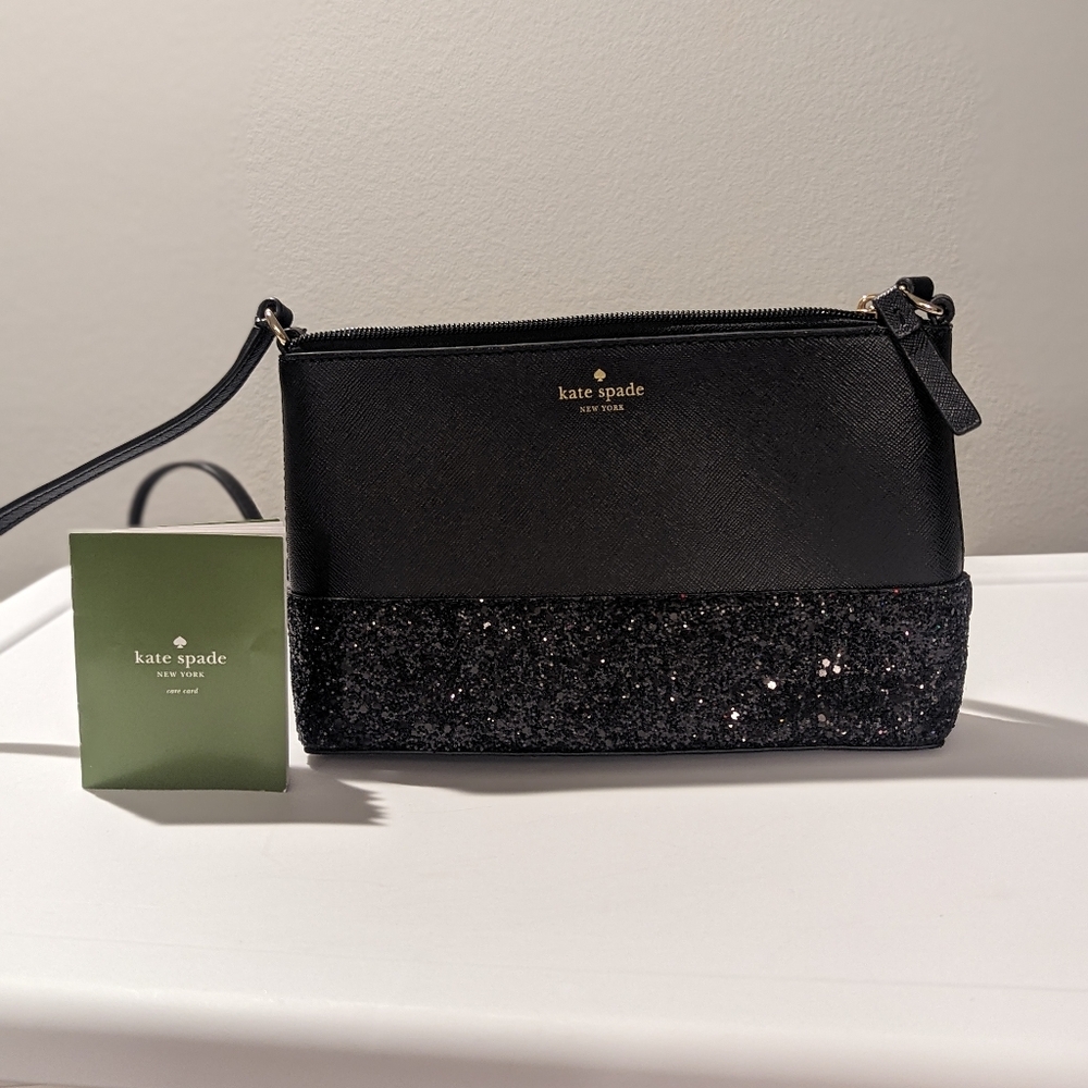 The Kate Spade Greta Court Ramey Glitter Small Crossbody